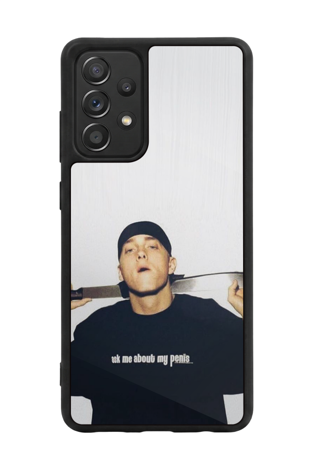Samsung Galaxy A72 Uyumlu Eminem Tasarımlı Glossy Premium Kılıf