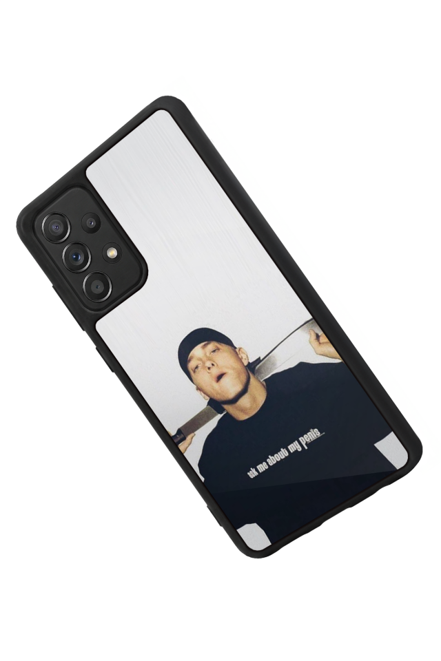 Samsung Galaxy A72 Uyumlu Eminem Tasarımlı Glossy Premium Kılıf