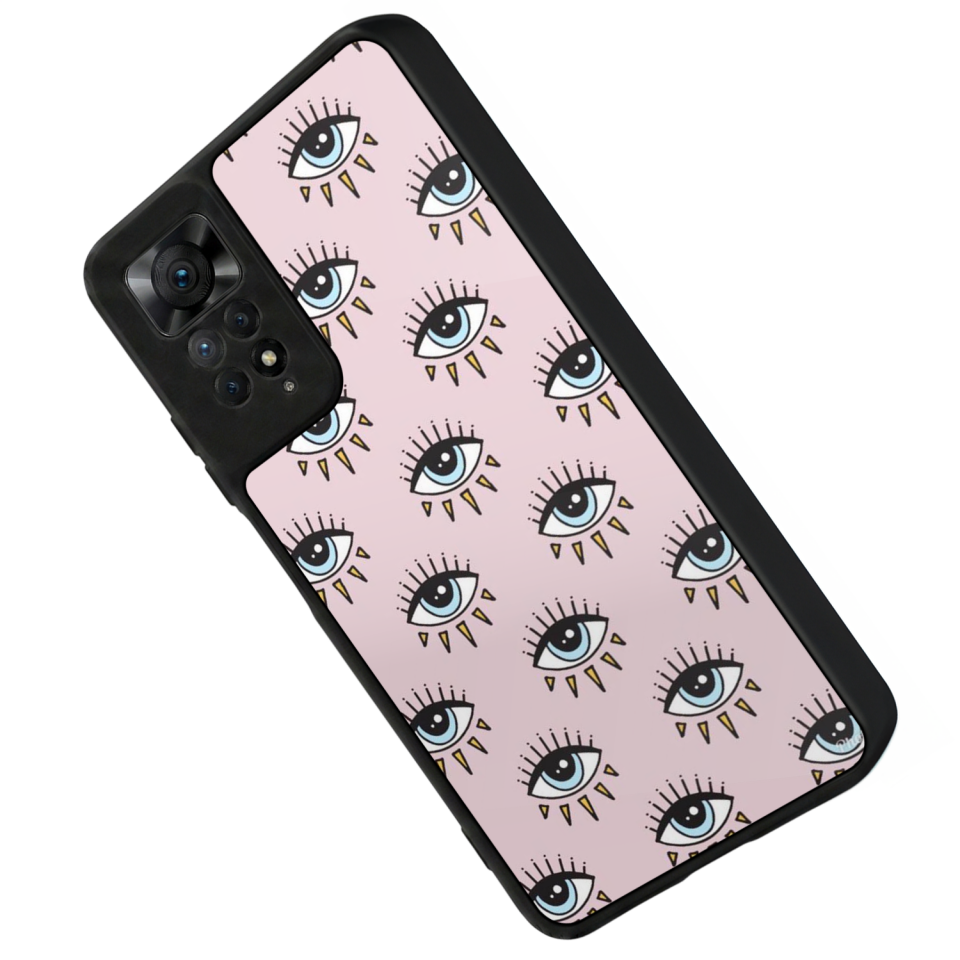 Xiaomi Redmi Note 12 Pro Uyumlu Göz Tasarımlı Glossy Premium Kılıf