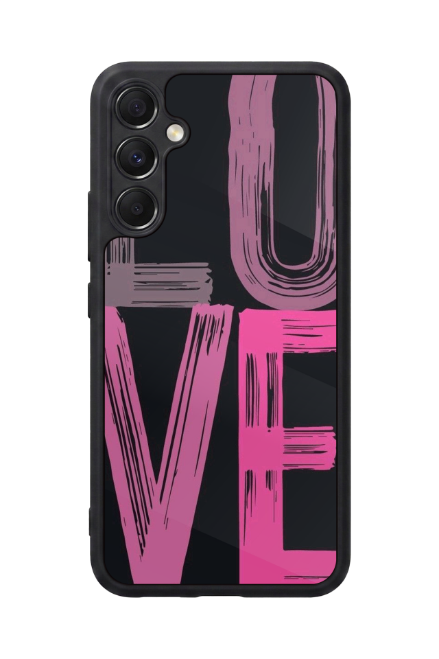 Samsung Galaxy M34 Uyumlu Love Tasarımlı Glossy Premium Kılıf