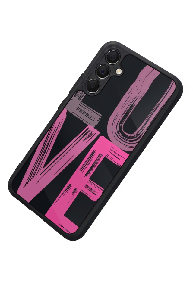 Samsung Galaxy M34 Uyumlu Love Tasarımlı Glossy Premium Kılıf