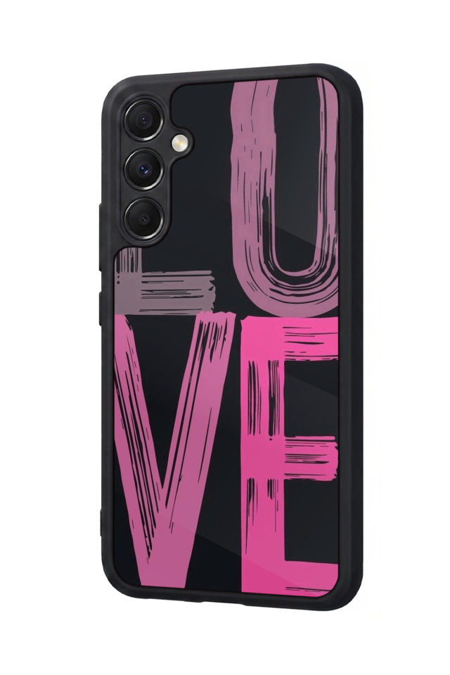 Samsung Galaxy M34 Uyumlu Love Tasarımlı Glossy Premium Kılıf