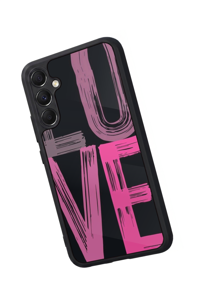 Samsung Galaxy M34 Uyumlu Love Tasarımlı Glossy Premium Kılıf