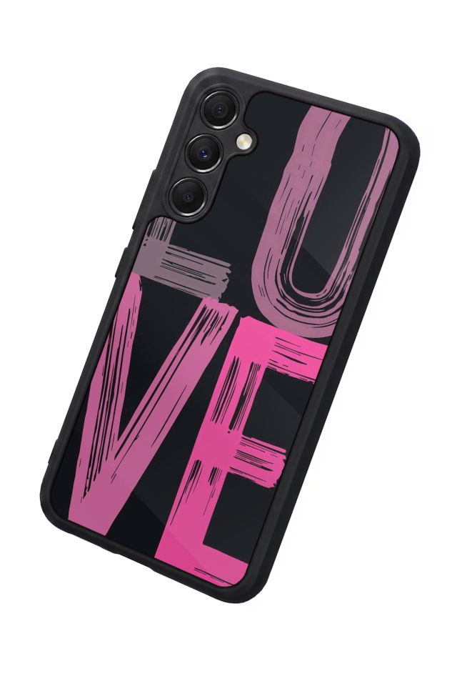 Samsung Galaxy M34 Uyumlu Love Tasarımlı Glossy Premium Kılıf