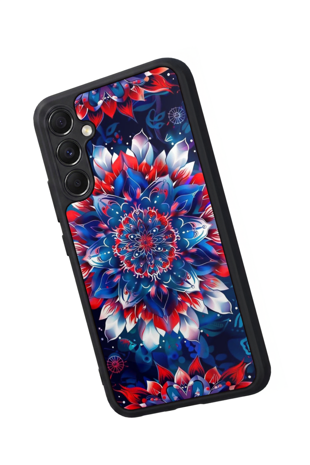 Samsung Galaxy M34 Uyumlu Mandala Tasarımlı Glossy Premium Kılıf