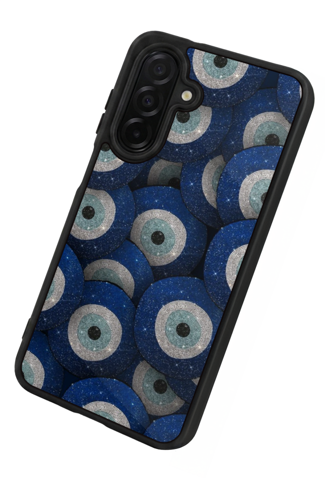 Samsung Galaxy A36 Uyumlu Nazar Tasarımlı Glossy Premium Kılıf