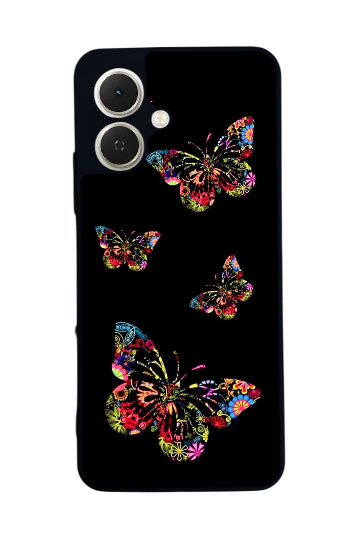 Tecno Spark GO 2 Uyumlu Kelebek Tasarımlı Glossy Premium Kılıf
