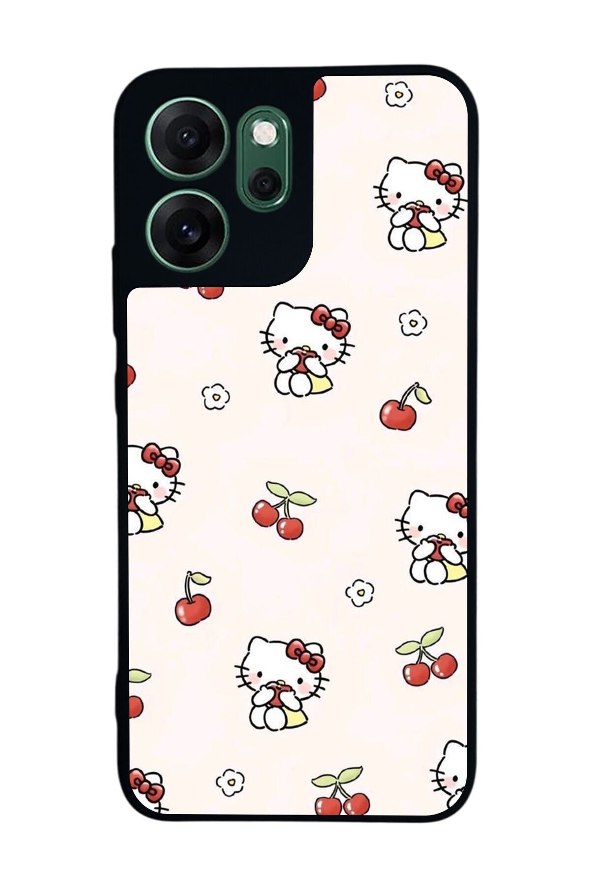 Oppo Reno 14F Uyumlu HelloKitty Tasarımlı Glossy Premium Kılıf