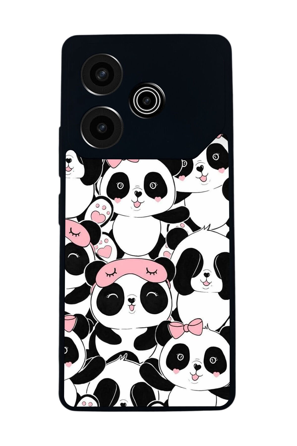 Tecno Pova 6 Uyumlu Panda Tasarımlı Glossy Premium Kılıf
