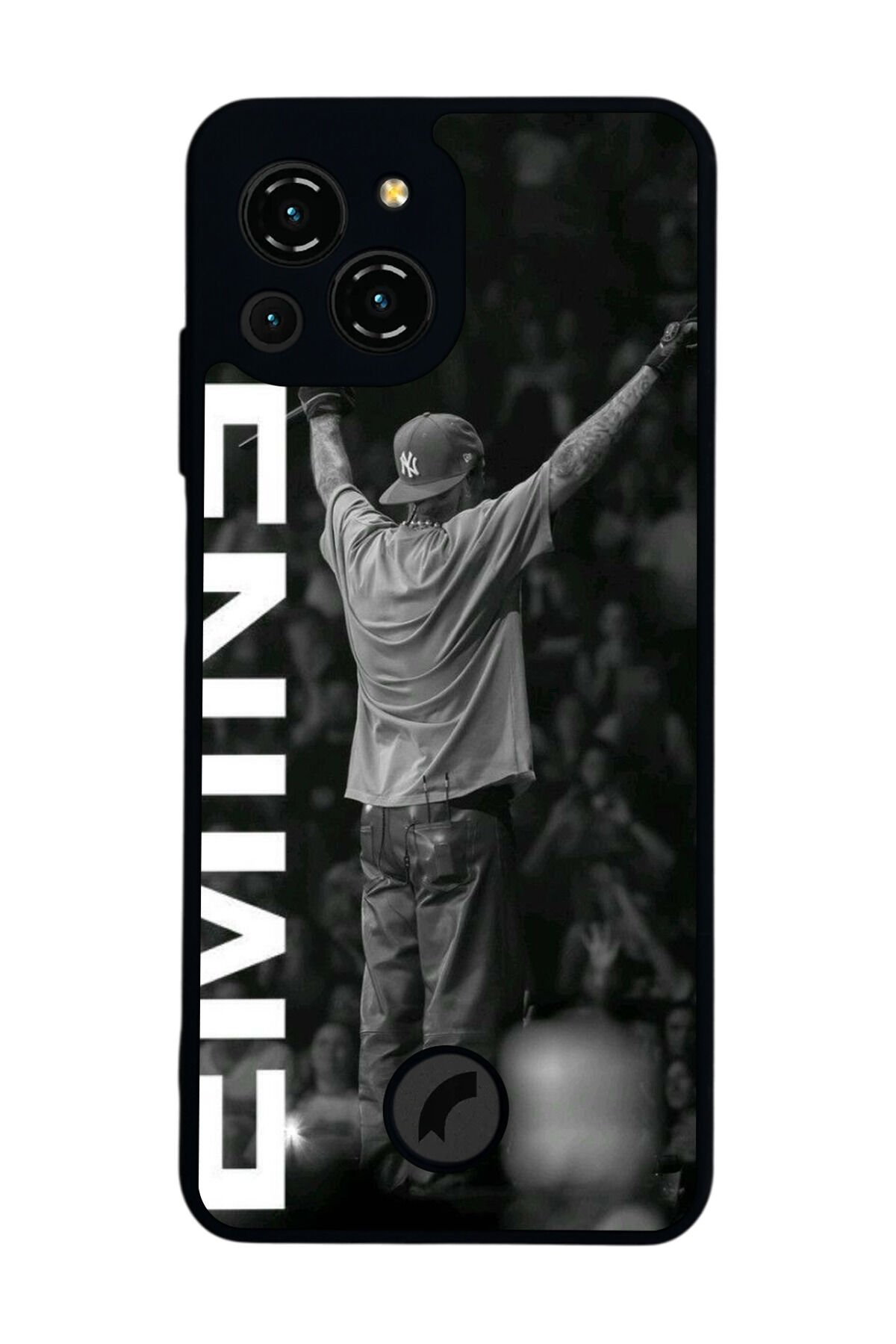 Reeder S23 Pro Max Uyumlu Eminem Tasarımlı Glossy Premium Kılıf