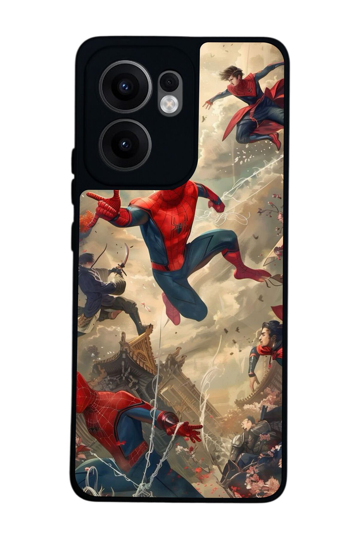 Oppo Reno 13F Uyumlu Spider Man ( Örümcek Adam ) Tasarımlı Glossy Premium Kılıf