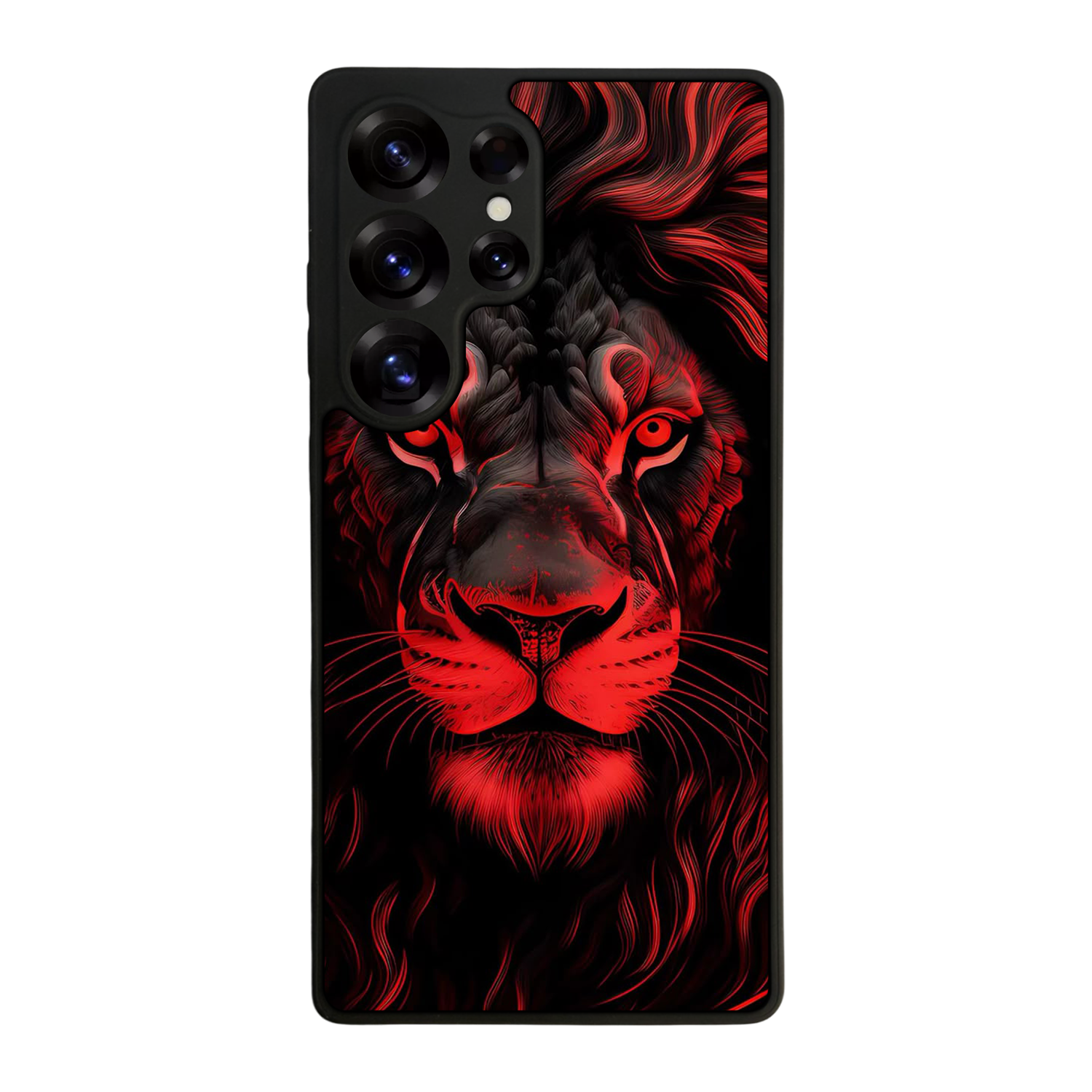 Samsung Galaxy S25 Ultra Uyumlu Aslan Tasarımlı Glossy Premium Kılıf