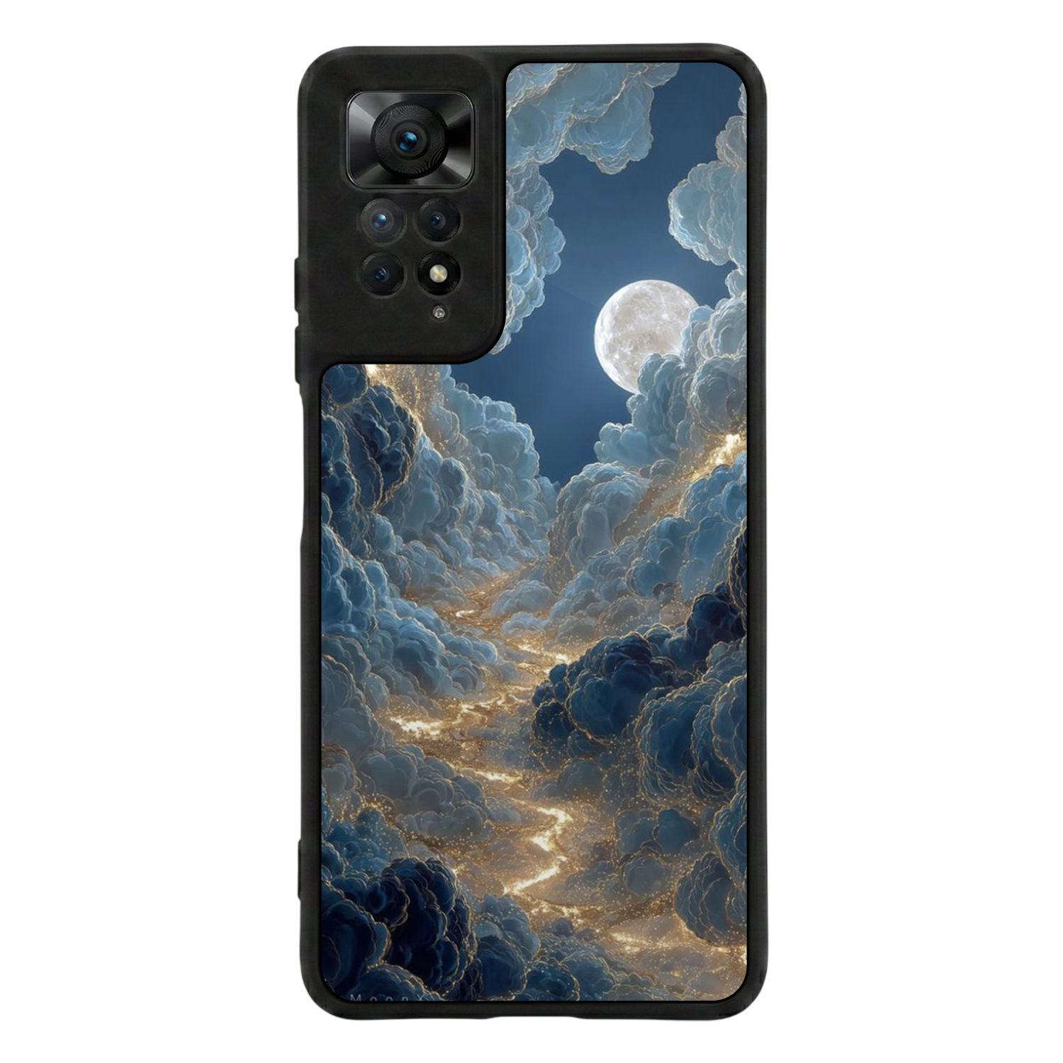 Xiaomi Redmi Note 12 Pro Uyumlu Ay Tasarımlı Glossy Premium Kılıf