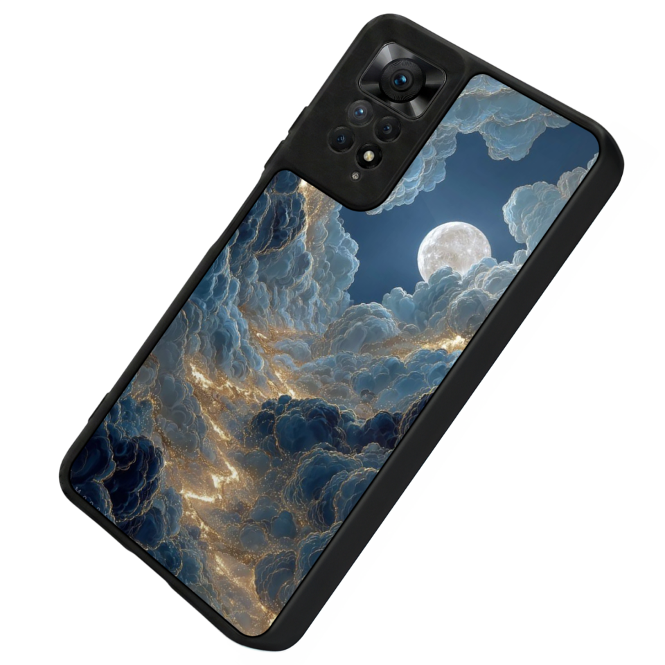 Xiaomi Redmi Note 12 Pro Uyumlu Ay Tasarımlı Glossy Premium Kılıf