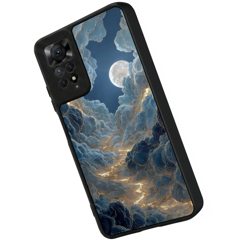 Xiaomi Redmi Note 12 Pro Uyumlu Ay Tasarımlı Glossy Premium Kılıf