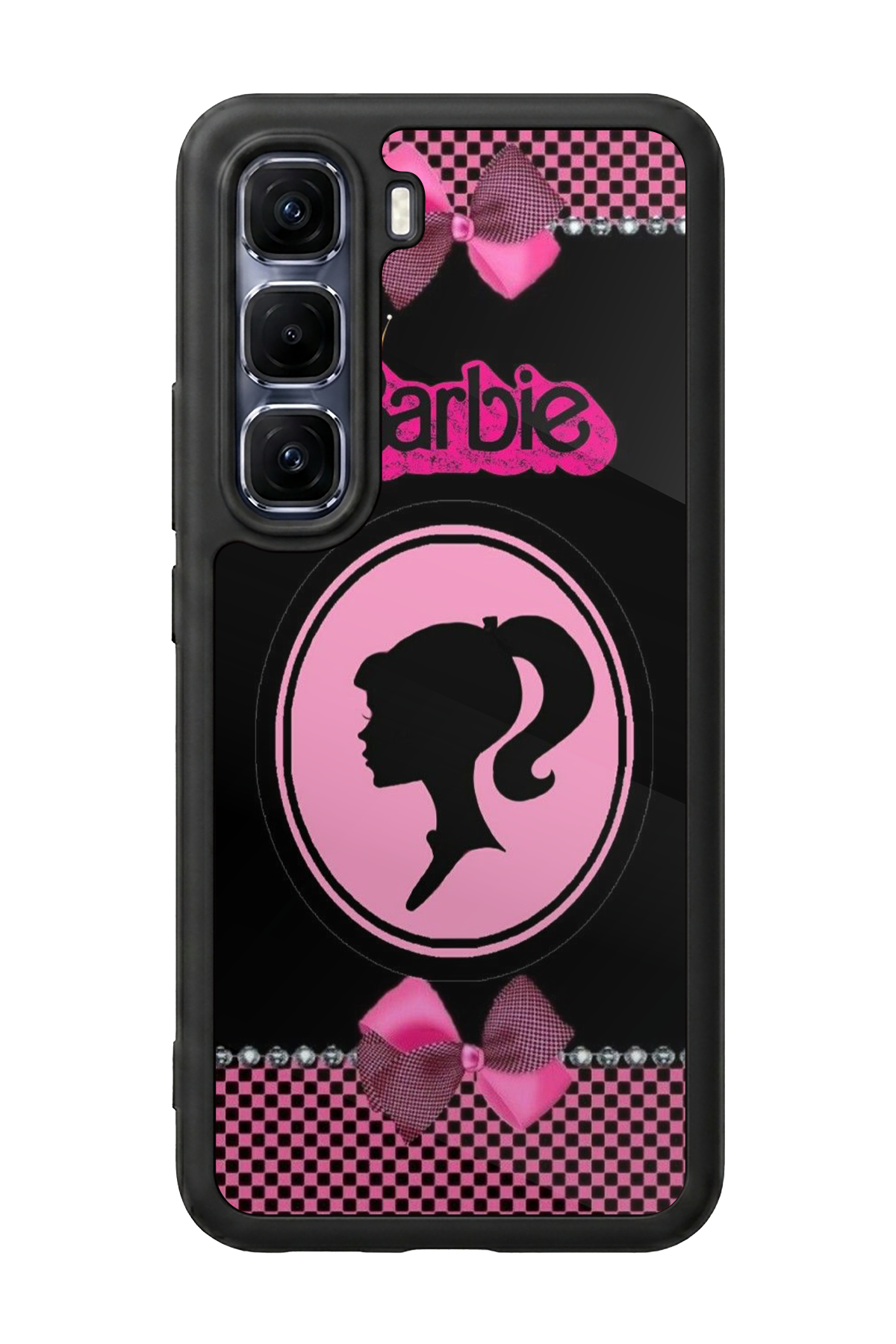 Infinix Hot 60 Pro Plus Uyumlu Barbie Tasarımlı Glossy Premium Kılıf