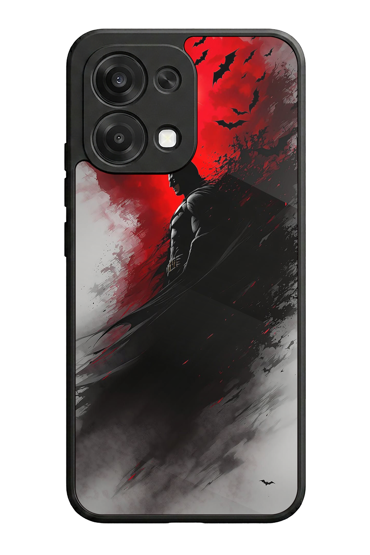 Oppo A6 Pro Uyumlu Batman Tasarımlı Glossy Premium Kılıf