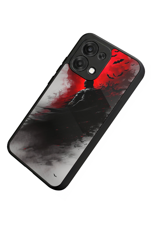 Oppo A6 Pro Uyumlu Batman Tasarımlı Glossy Premium Kılıf