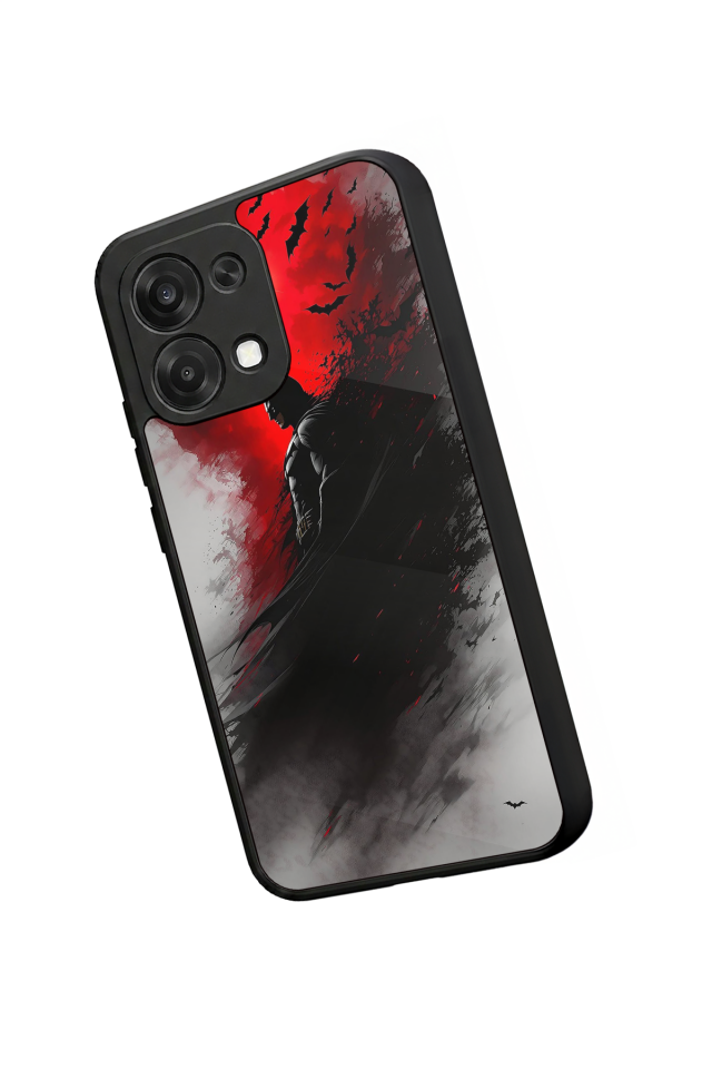 Oppo A6 Pro Uyumlu Batman Tasarımlı Glossy Premium Kılıf