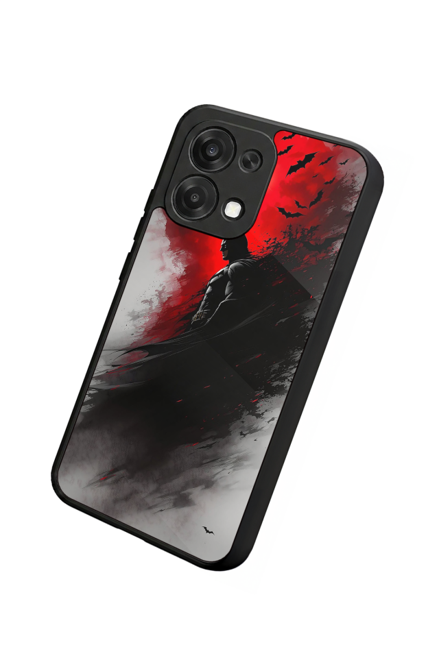 Oppo A6 Pro Uyumlu Batman Tasarımlı Glossy Premium Kılıf