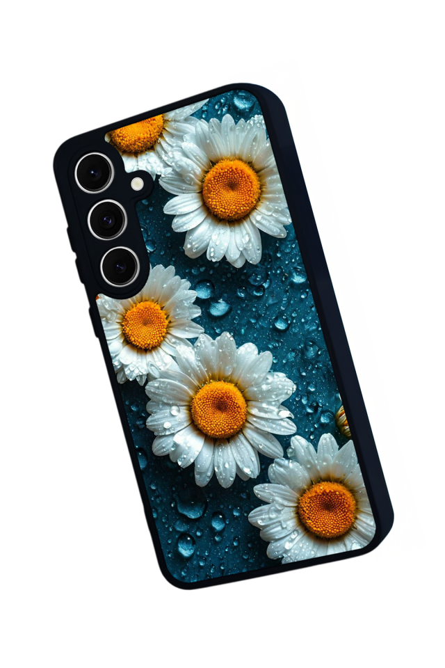 Samsung Galaxy S24 FE Uyumlu Cicek Tasarımlı Glossy Premium Kılıf