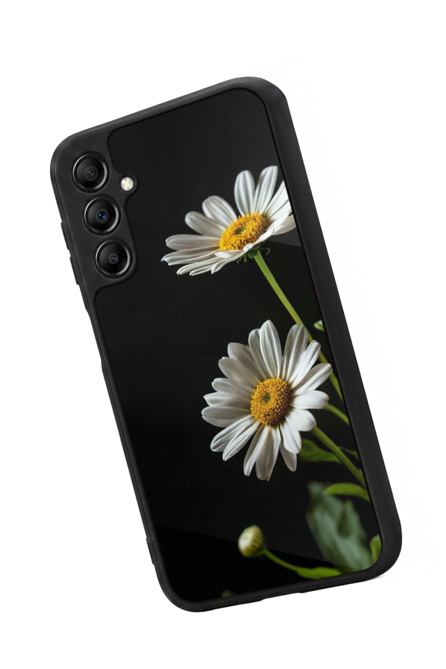 Samsung Galaxy A14 Uyumlu Cicek Tasarımlı Glossy Premium Kılıf