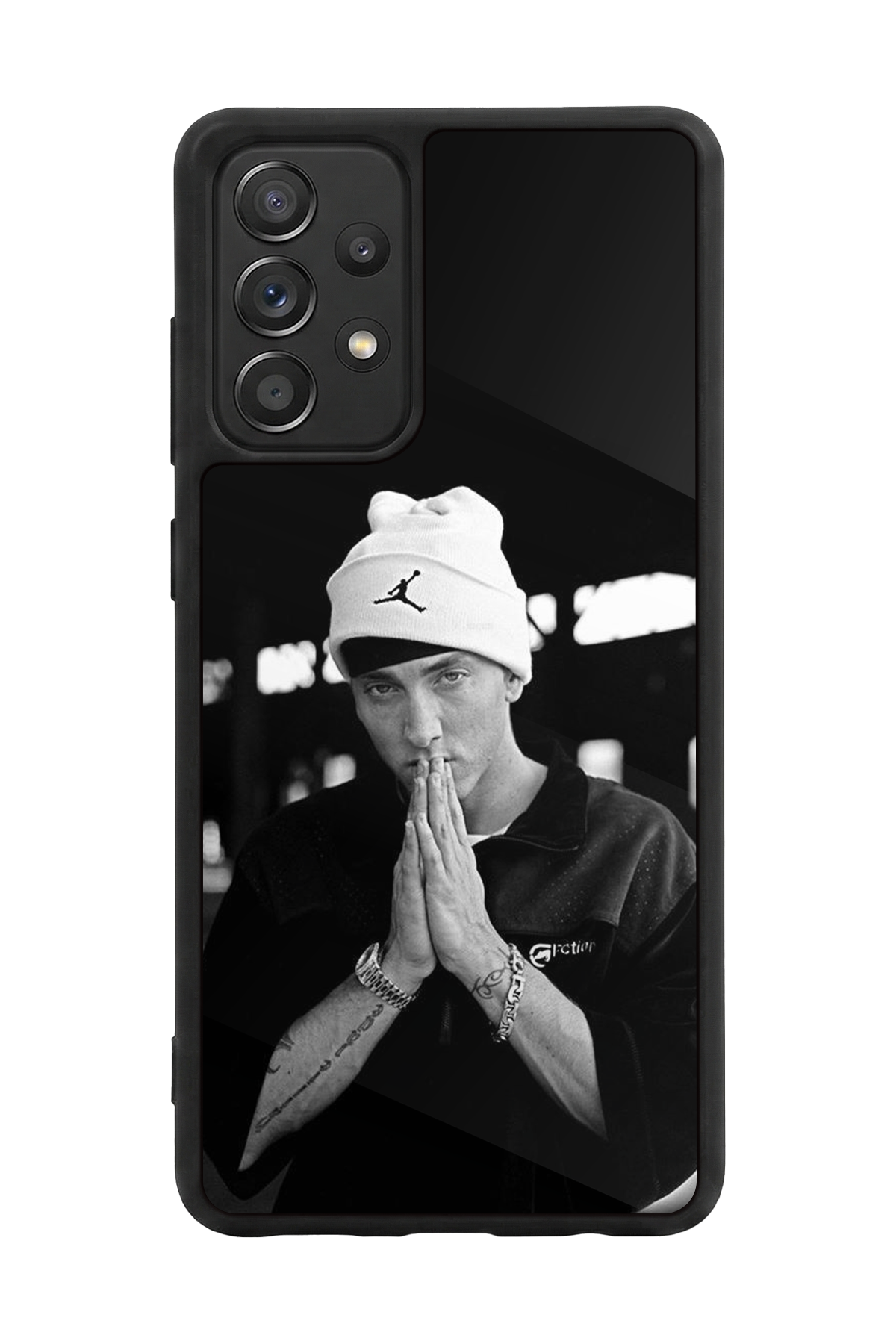 Samsung Galaxy A72 Uyumlu Eminem Tasarımlı Glossy Premium Kılıf