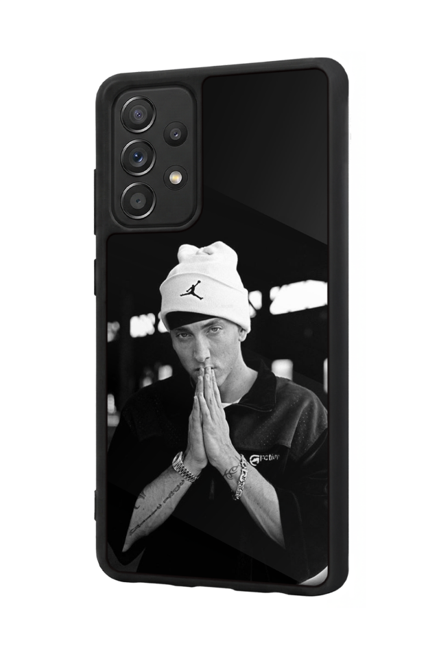 Samsung Galaxy A72 Uyumlu Eminem Tasarımlı Glossy Premium Kılıf