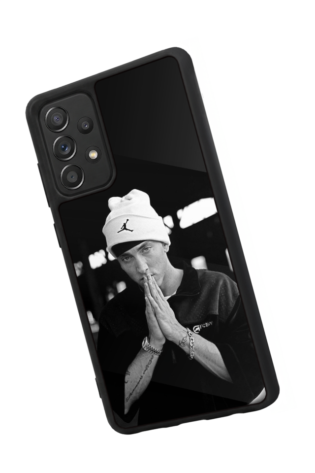Samsung Galaxy A72 Uyumlu Eminem Tasarımlı Glossy Premium Kılıf