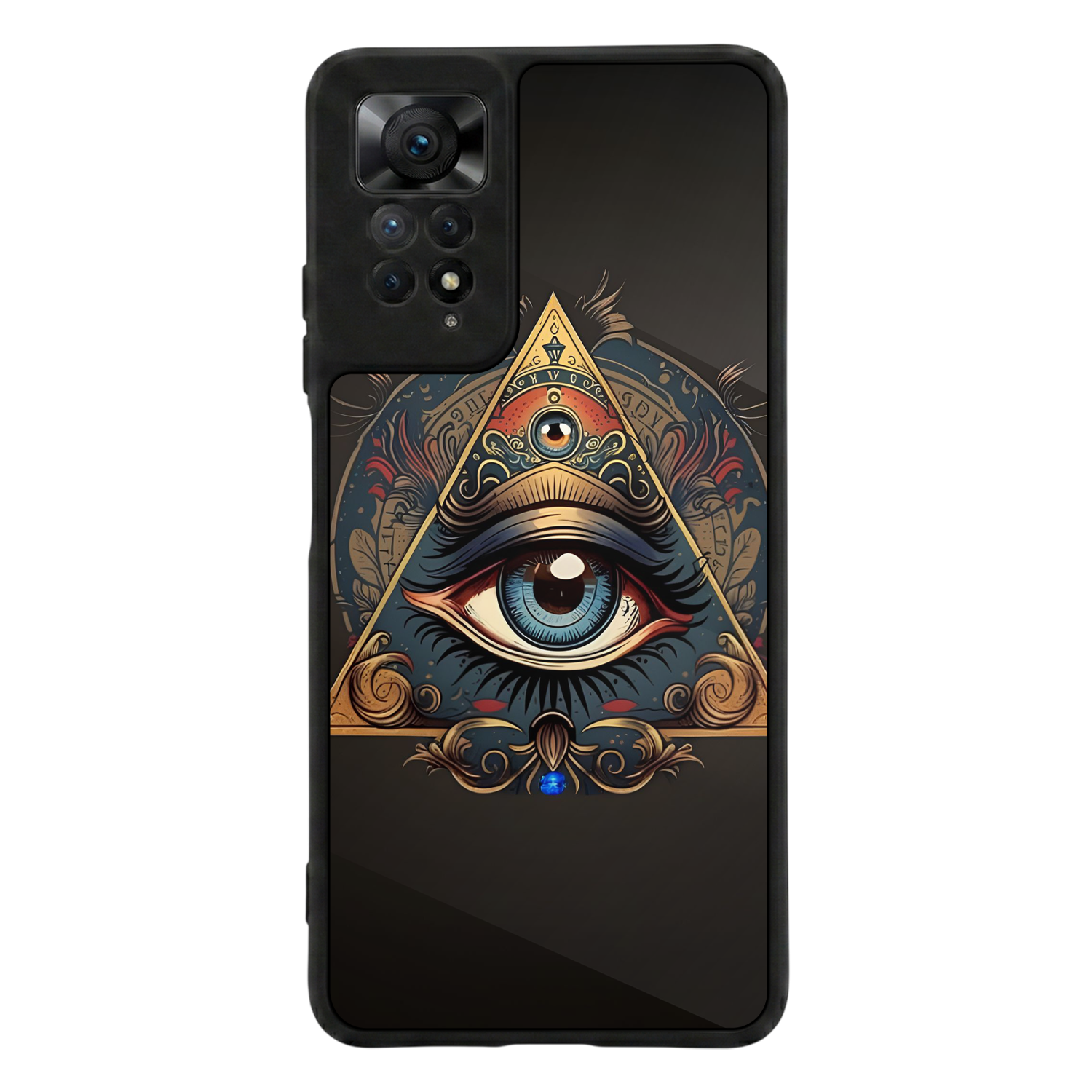 Xiaomi Redmi Note 12 Pro Uyumlu Göz Tasarımlı Glossy Premium Kılıf