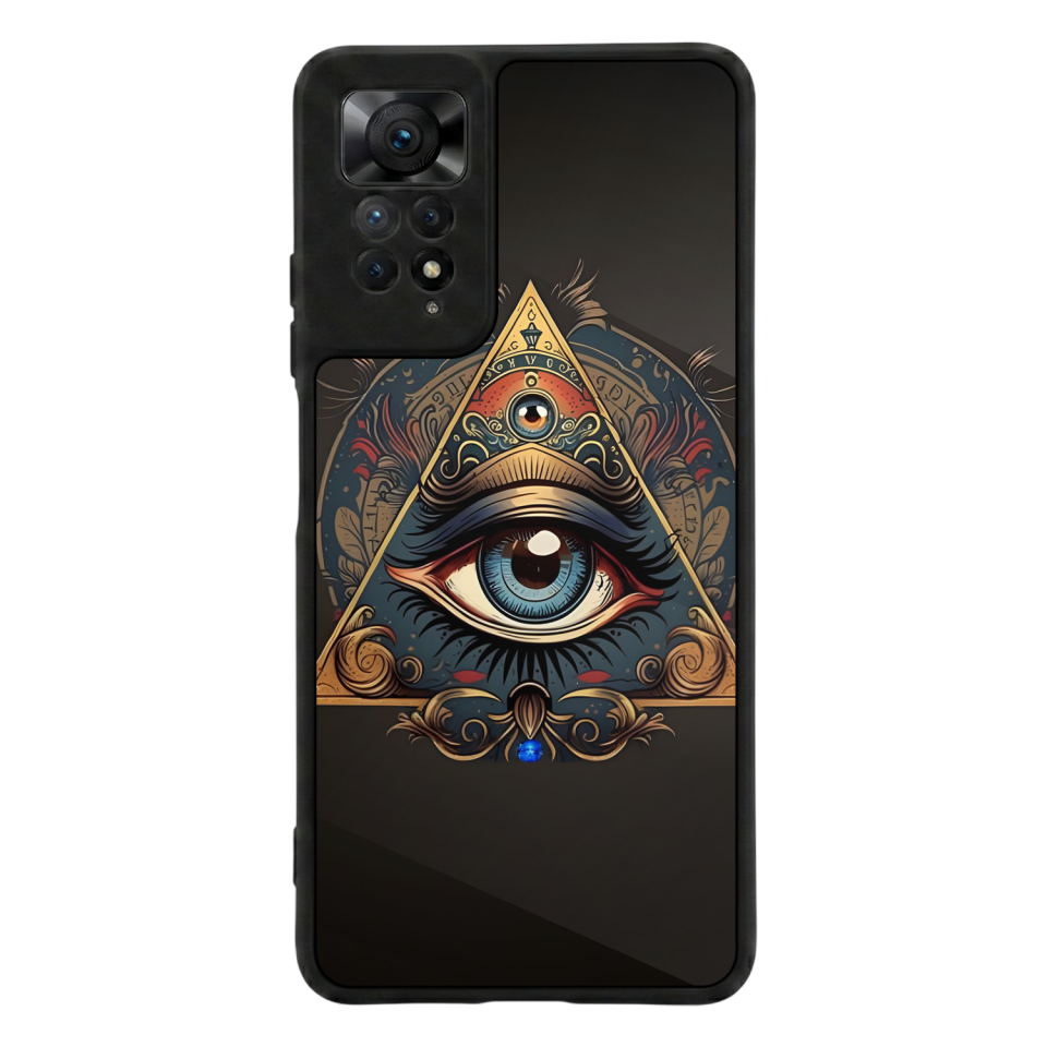 Xiaomi Redmi Note 12 Pro Uyumlu Göz Tasarımlı Glossy Premium Kılıf