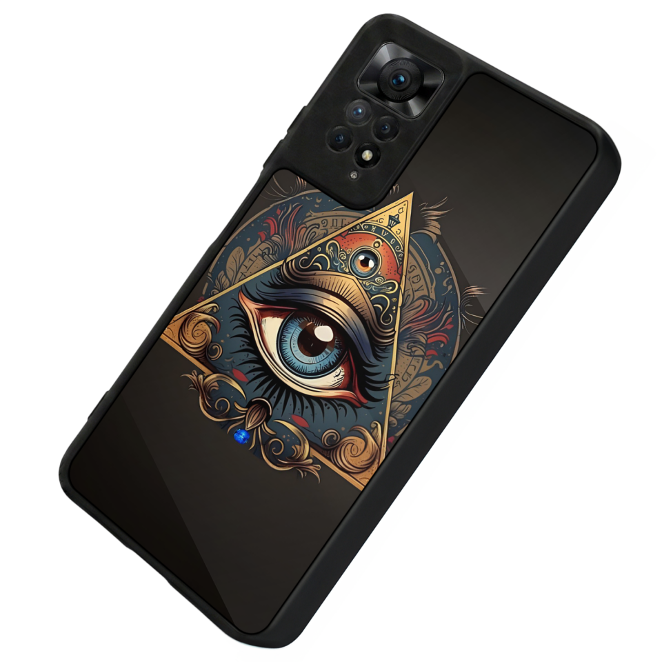 Xiaomi Redmi Note 12 Pro Uyumlu Göz Tasarımlı Glossy Premium Kılıf