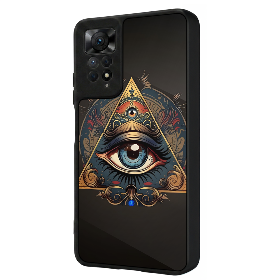 Xiaomi Redmi Note 12 Pro Uyumlu Göz Tasarımlı Glossy Premium Kılıf