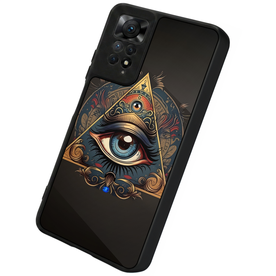 Xiaomi Redmi Note 12 Pro Uyumlu Göz Tasarımlı Glossy Premium Kılıf