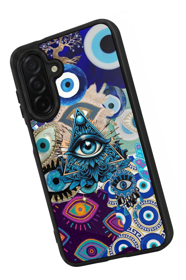 Samsung Galaxy A26 Uyumlu Göz Tasarımlı Glossy Premium Kılıf