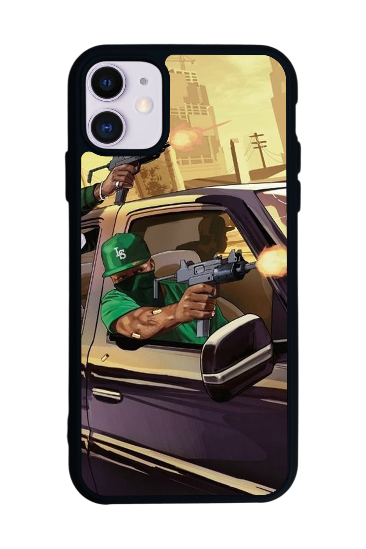 iPhone 11 Uyumlu GTA Tasarımlı Glossy Premium Kılıf