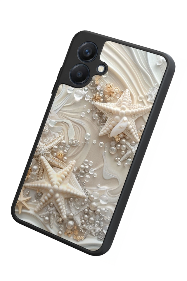 Samsung Galaxy A07 Uyumlu  İnci Tasarımlı Glossy Premium Kılıf