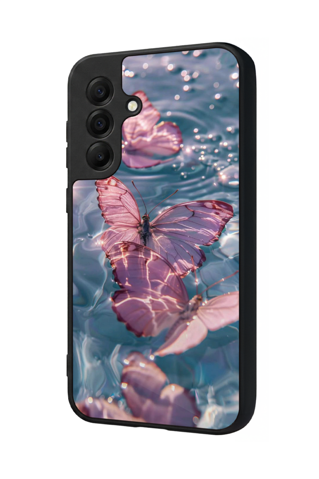 Samsung Galaxy A17 Uyumlu Kelebek Tasarımlı Glossy Premium Kılıf