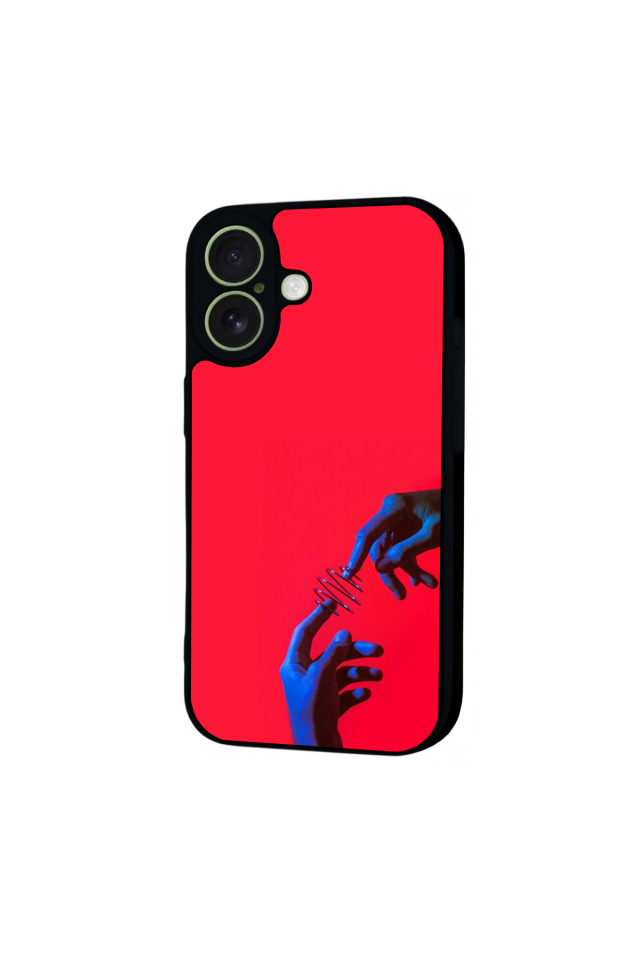 iPhone 17 Uyumlu Kirmizi Tasarımlı Glossy Premium Kılıf
