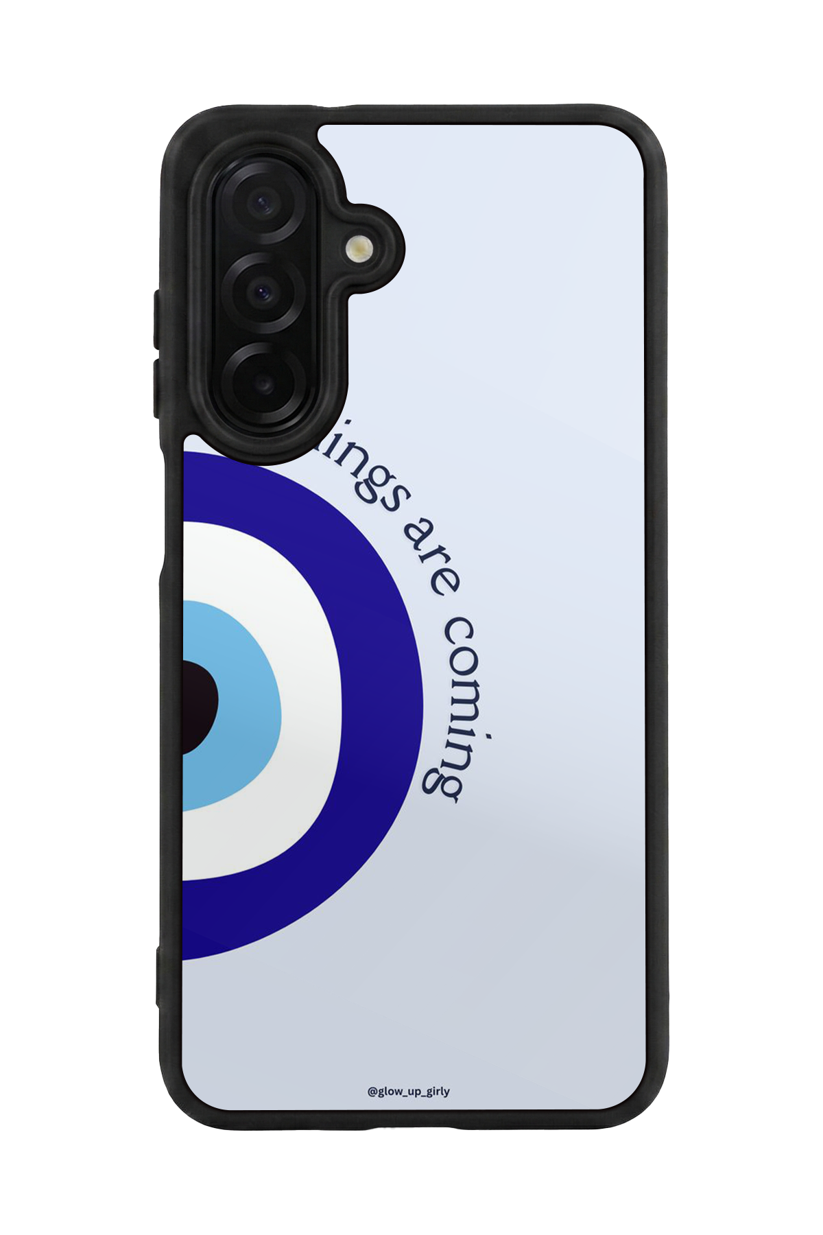 Samsung Galaxy A36 Uyumlu Nazar Tasarımlı Glossy Premium Kılıf