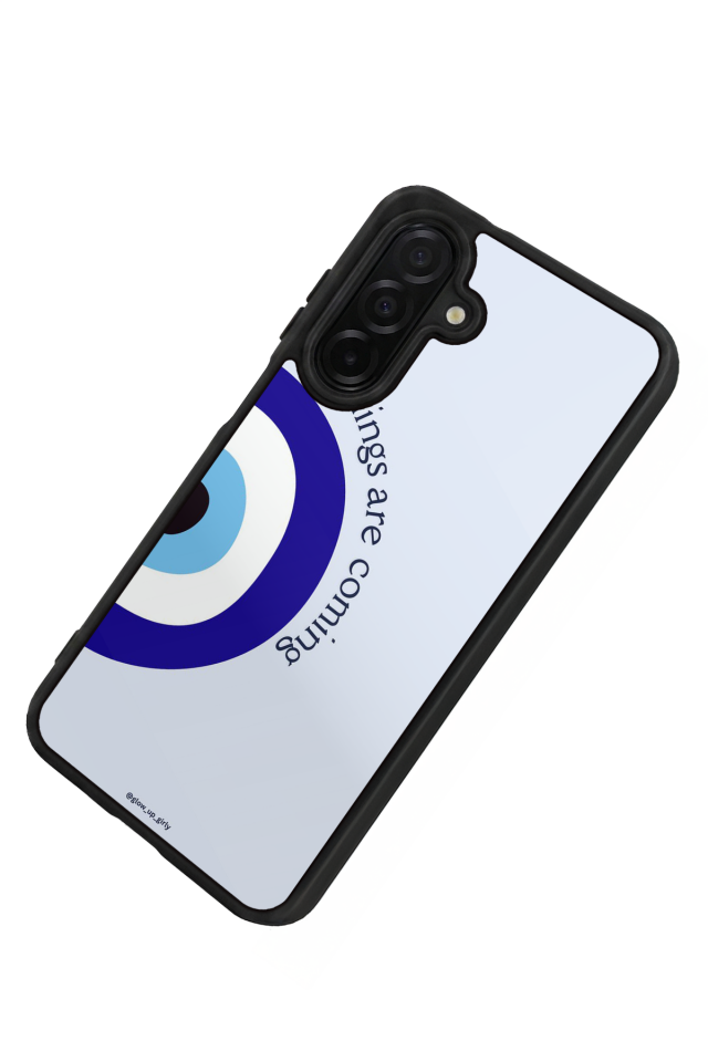 Samsung Galaxy A36 Uyumlu Nazar Tasarımlı Glossy Premium Kılıf