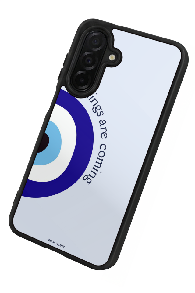 Samsung Galaxy A36 Uyumlu Nazar Tasarımlı Glossy Premium Kılıf