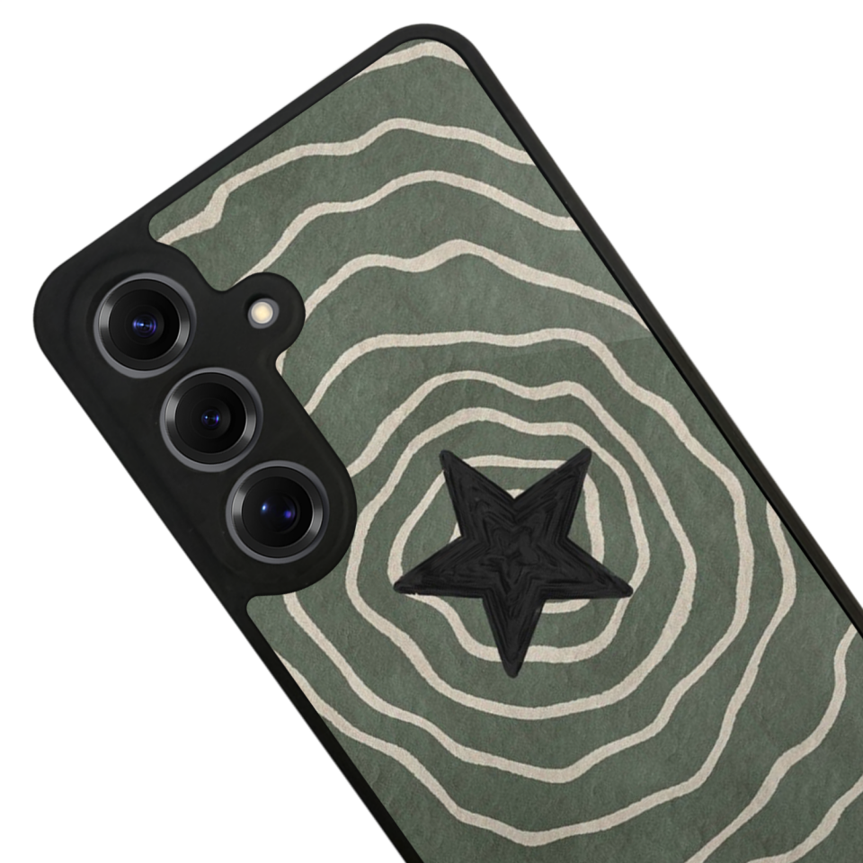 Samsung Galaxy S25 Uyumlu Retro Yildizlar Tasarımlı Glossy Premium Kılıf