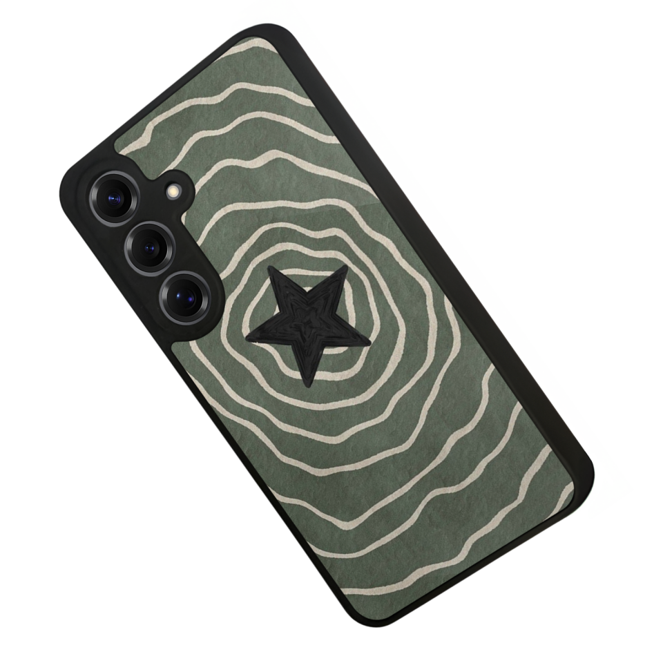 Samsung Galaxy S25 Uyumlu Retro Yildizlar Tasarımlı Glossy Premium Kılıf