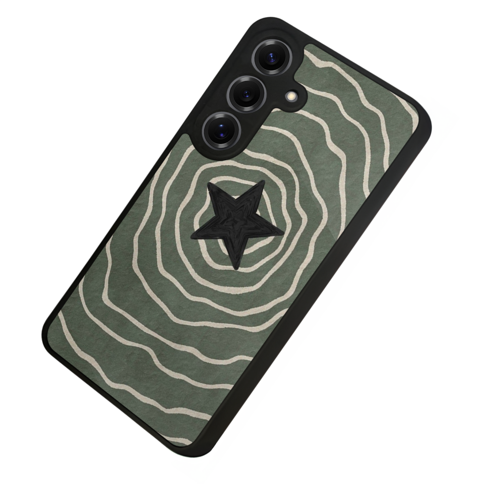 Samsung Galaxy S25 Uyumlu Retro Yildizlar Tasarımlı Glossy Premium Kılıf