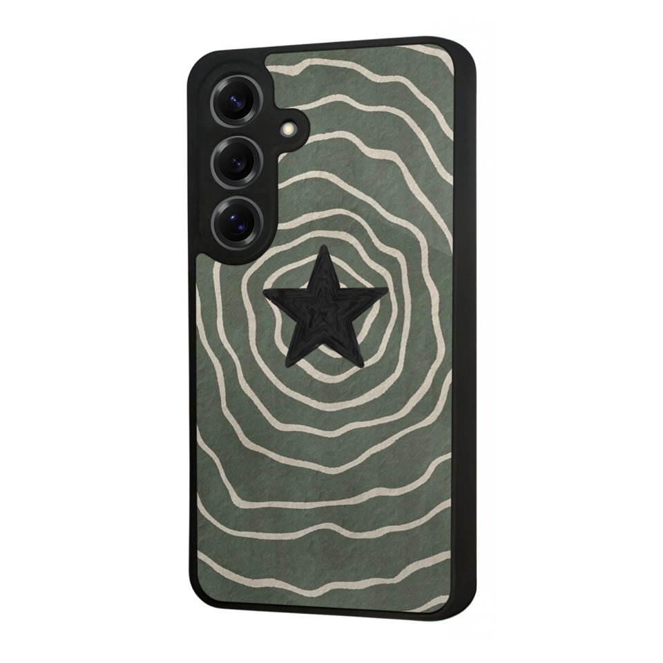 Samsung Galaxy S25 Uyumlu Retro Yildizlar Tasarımlı Glossy Premium Kılıf