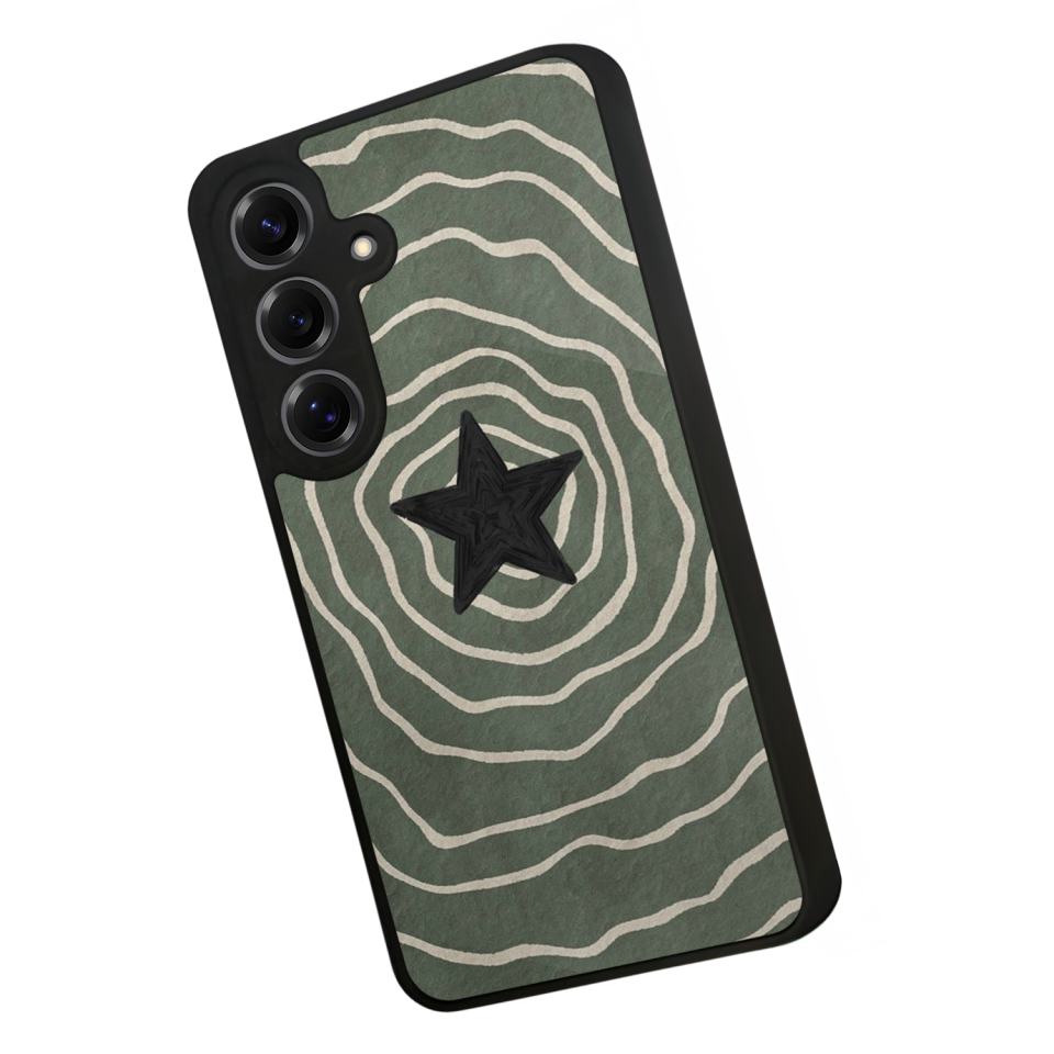 Samsung Galaxy S25 Uyumlu Retro Yildizlar Tasarımlı Glossy Premium Kılıf
