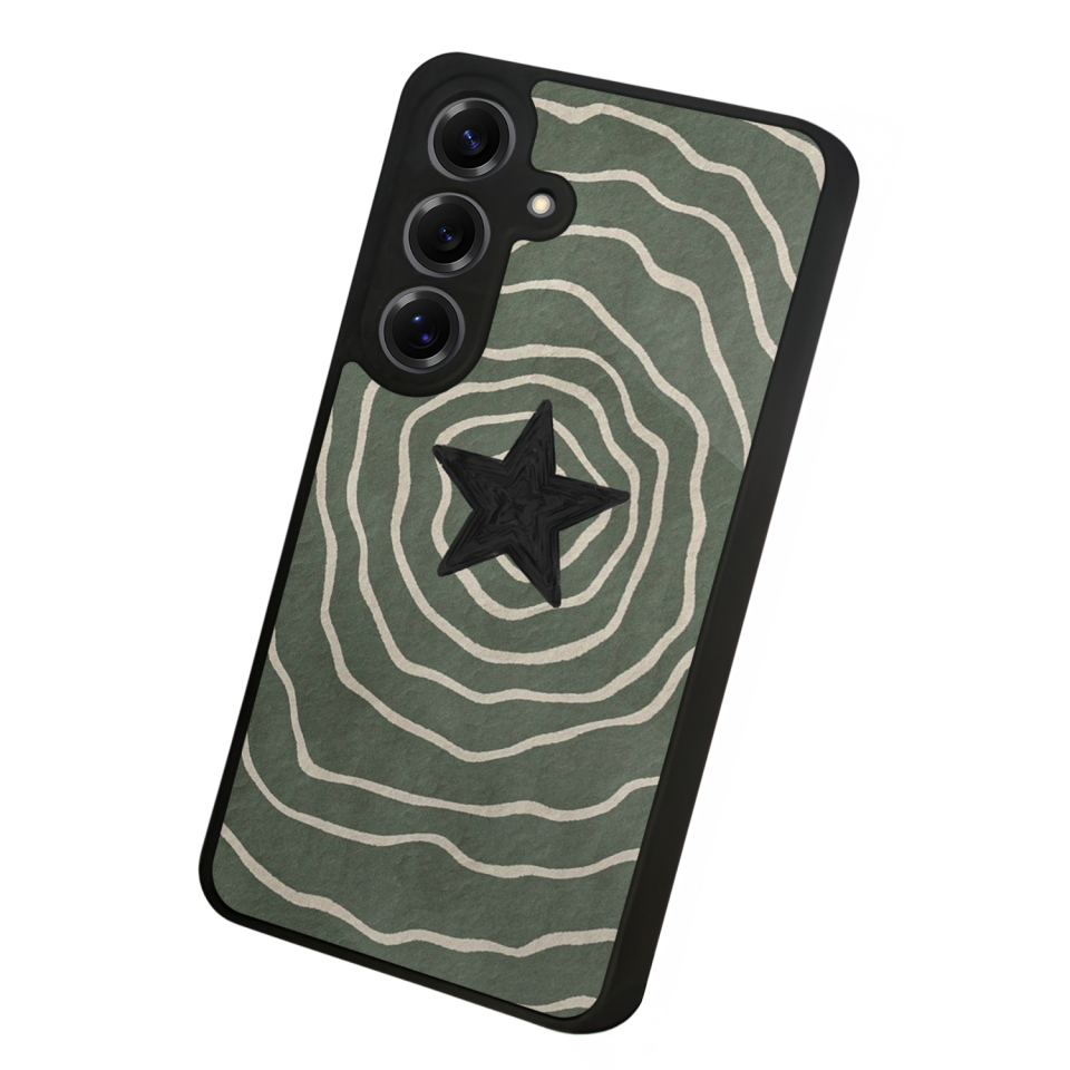 Samsung Galaxy S25 Uyumlu Retro Yildizlar Tasarımlı Glossy Premium Kılıf