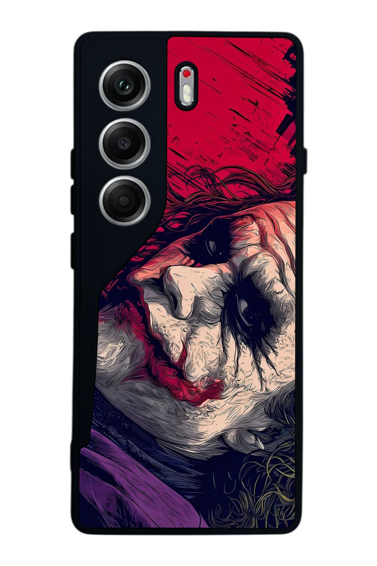 Tecno Camon 40 Uyumlu Joker Tasarımlı Glossy Premium Kılıf