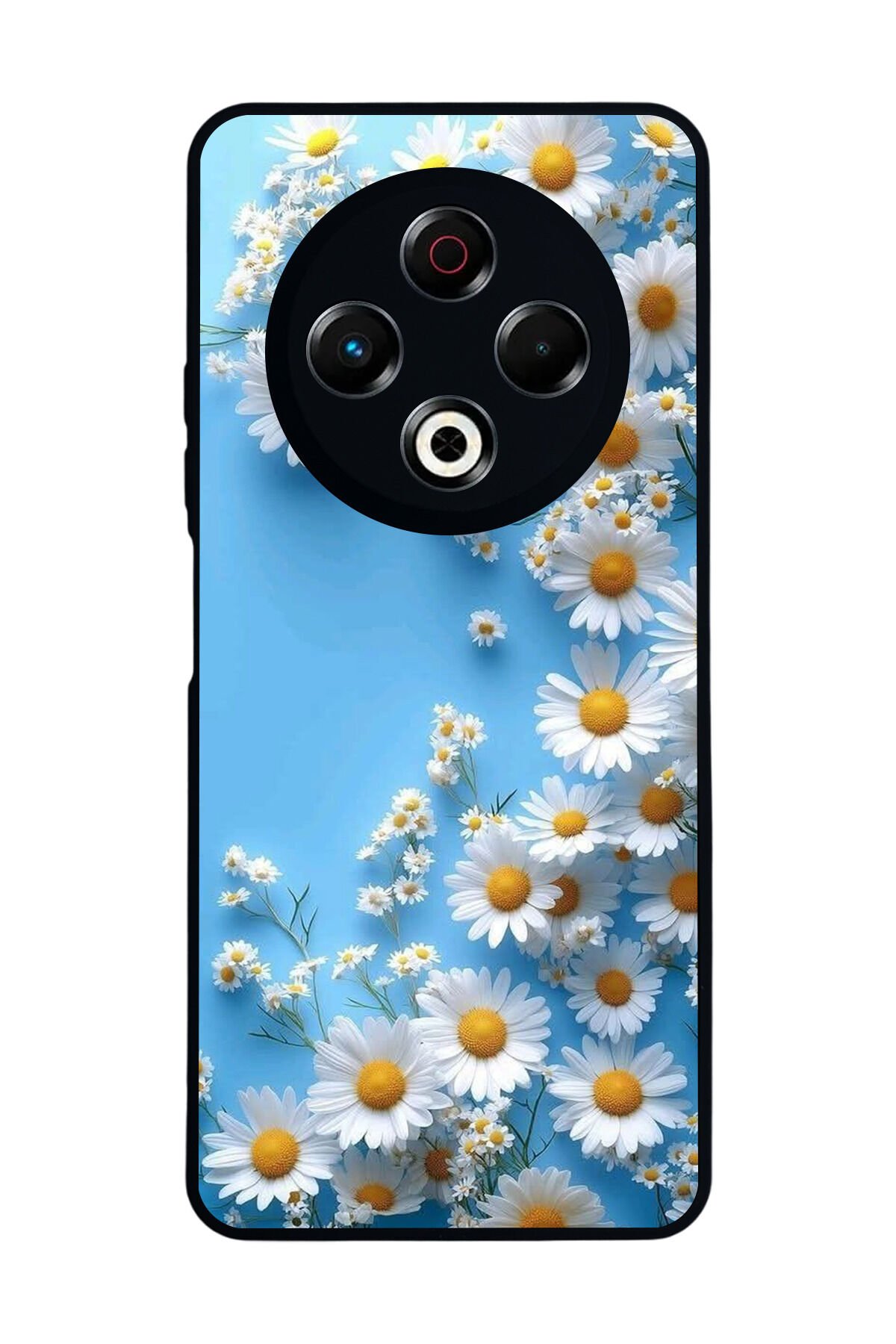 Tecno Spark 30 Uyumlu Cicek Tasarımlı Glossy Premium Kılıf
